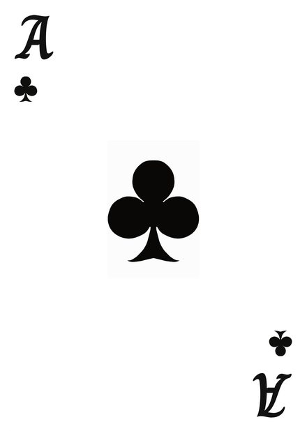 Ace of clubs