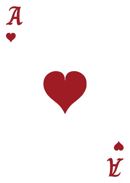 Ace of hearts