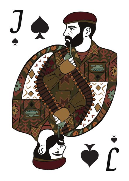 Jack of spades: Monte Melkonian