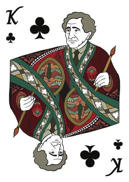 King of clubs: Martiros Saryan